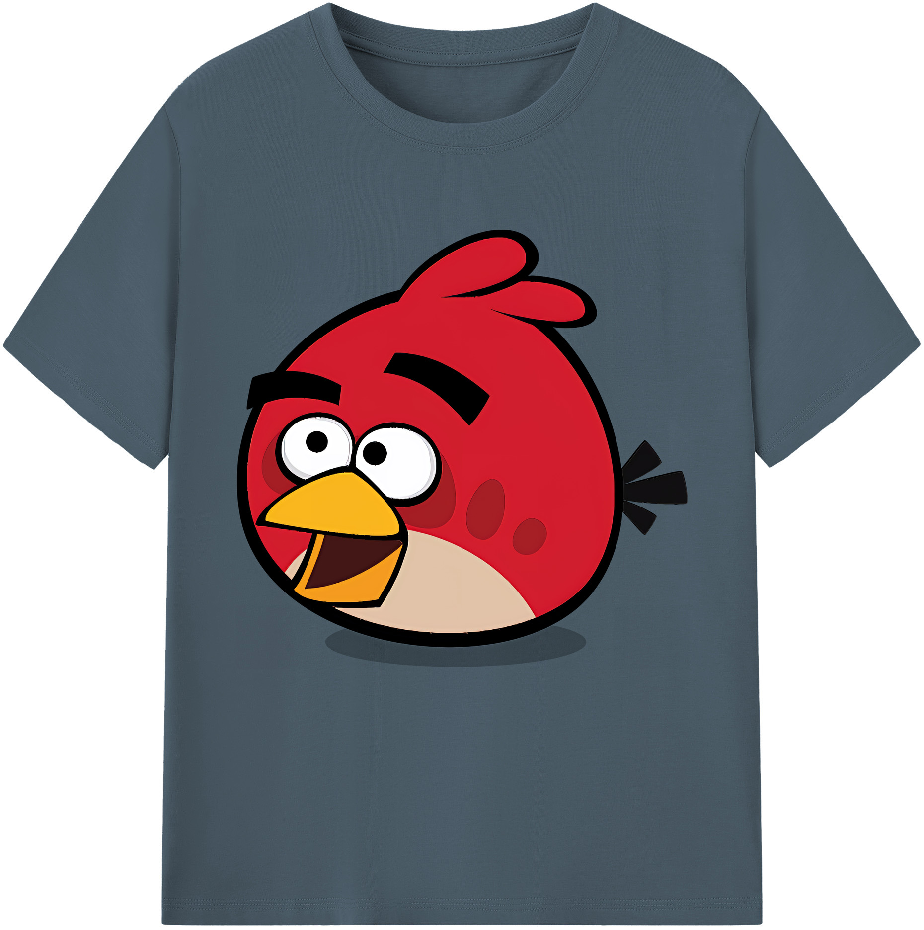 （画像用） Angry Birds アングリーバード 綿100％半袖Tシャツ（フロントプリント）